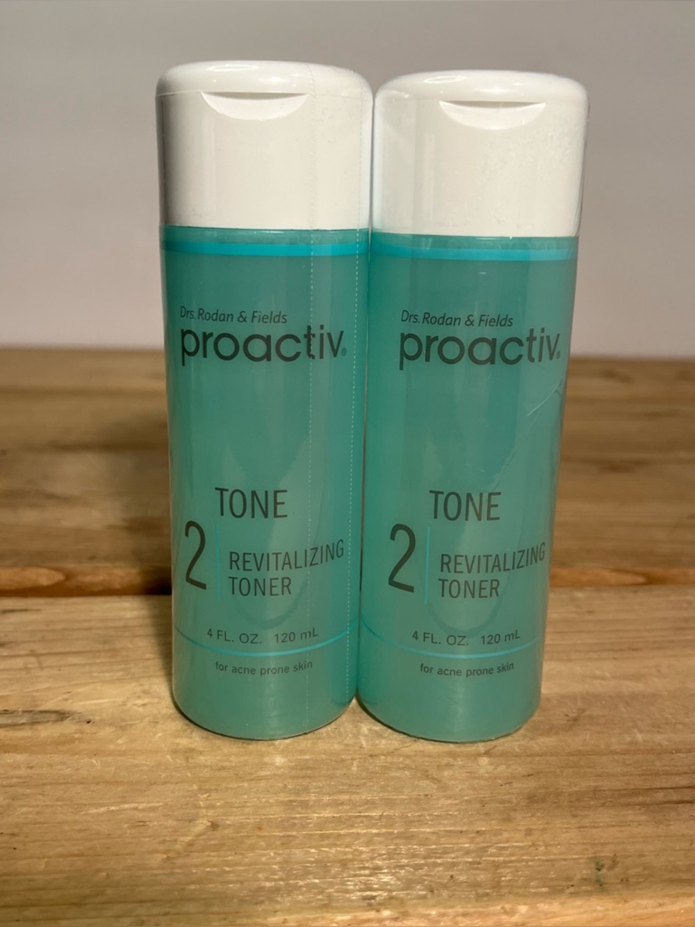 Proactiv Revitalizing Toner 4 oz TWO Bottles (8 oz 120 Day Supply) Tone Step 2.
